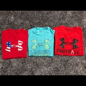 Under armour boys t-shirt lot